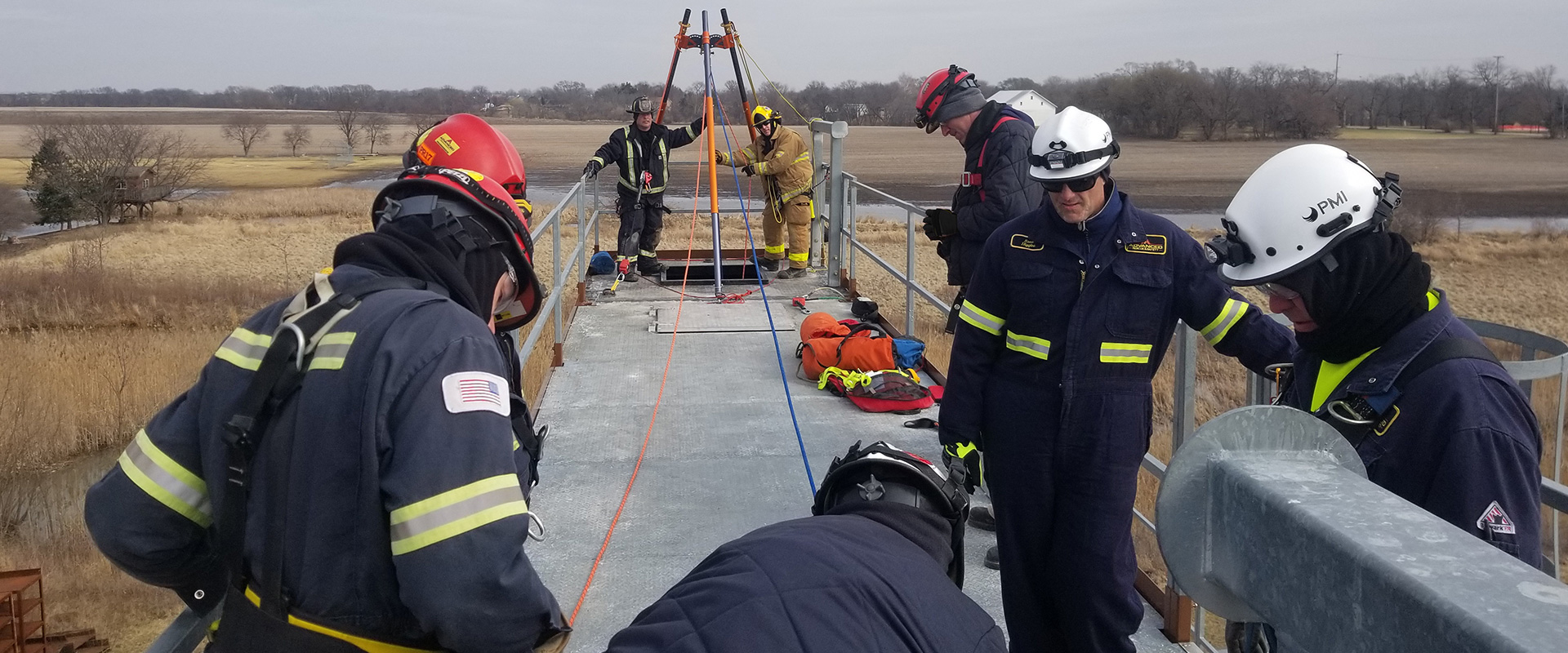 SET Environmental workers practicing safety solutions