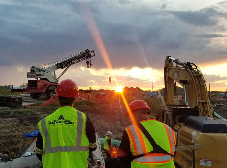 SET Environmental workers practicing safety solutions