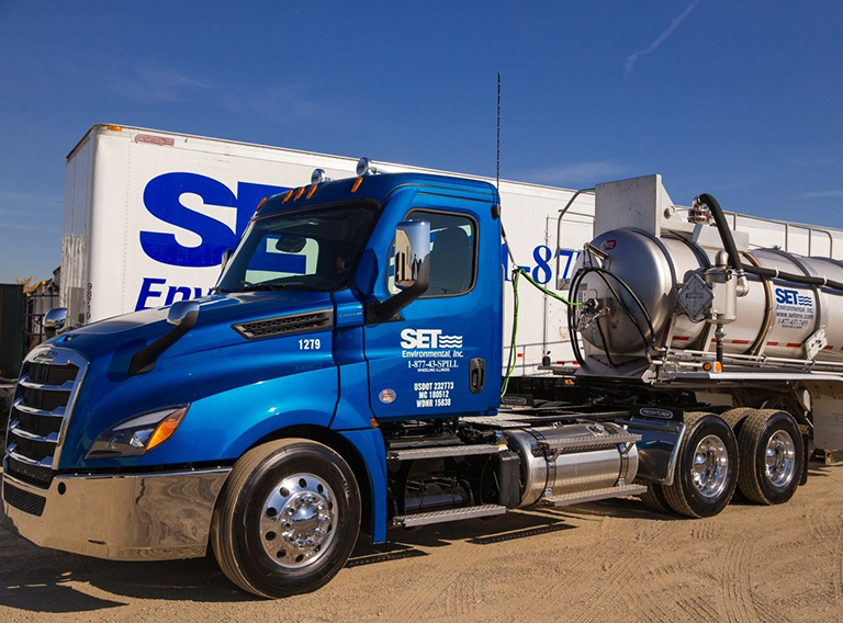 SET Environmental, waste management truck