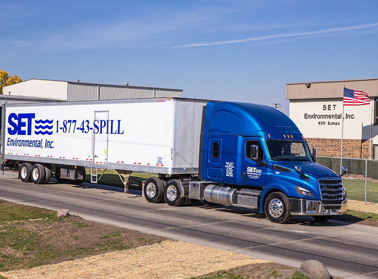 SET Environmental semi truck